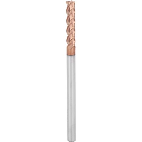 Fraise à défoncer CNC 4 dents en acier tungstène 6D x 35 x 100L x 4F pour fraisage (1/5)
