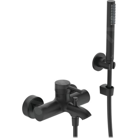 Ideal Standard CeraLine - Mitigeur de baignoire avec accessoires, noir BC270XG (1/5)