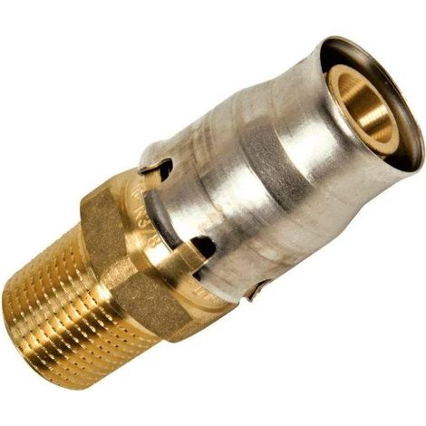ALPEX PLUS raccordo tectite senza attrezzi per multistrato da 16 mm, maschio fisso 15x21