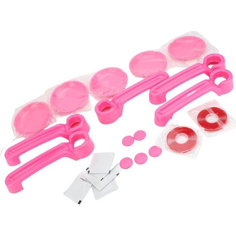 Ensemble de poignées de porte de voiture, antichoc, élégantes et résistantes aux rayures, adaptées au remplacement extérieur des modèles Liberty roses JK JKU. (1/2)