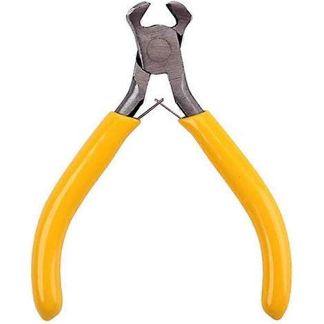 R07A Coupe-cordes de guitare, pince coupante, tire-frettes, outil de réparation et d'entretien pour guitare, accessoires de lutherie (Jaune)-1.4X1.28X1.36cm-Yellow (1/4)