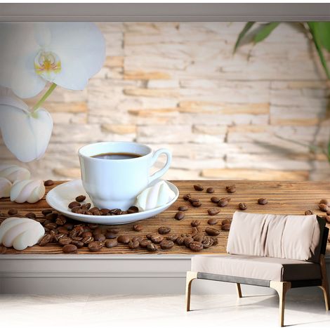Carta da parati adesiva - lavabile - decorazione murale - per cucina - pellicola decorativa Rilassamento floreale 312x219 cm (1/5)