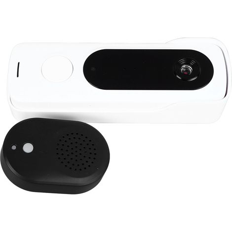 Sonnette vidéo avec caméra, interphone d'immeuble, sonnette vidéo HD étanche à distance pour la sécurité de votre domicile (1/5)