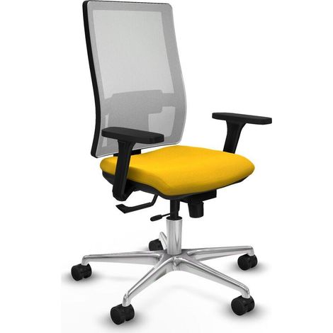 Piqueras y Crespo 3D086N0 chaise bureau jaune confortable (1/3)