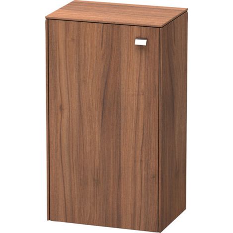 Meuble haut demi-hauteur BRIOSO ind 910x520x359mm Gris chrome Ans gauche NB naturel (1/2)