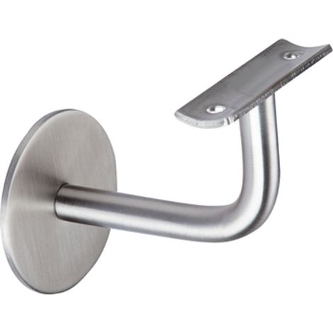 Soporte pasamanos tubular acero inoxidable barandilla interior/exterior