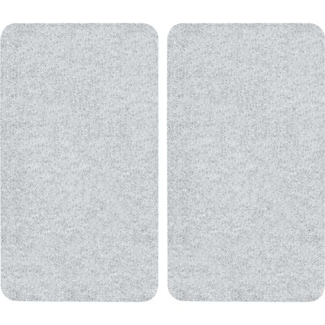 Wenko – Protection plaque de cuisson en verre trempé – Lot de 2 – 30x52cm – Antidérapants – Résistante aux chocs et éraflures – Hygiène optimale (1/8)