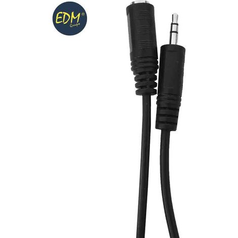 Prolunga cavo liscio da 3 m, jack maschio stereo da 3,5 mm a jack femmina stereo da 3,5 mm EDM