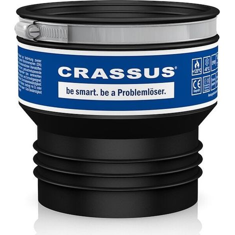 Le Sanitaire – Adaptateur de prise CR CSA 100 – Raccord 100-116 mm vers 100-105 mm – Pression jusqu'à 0,5 bar – Pour installations sanitaires (1/4)