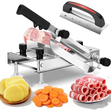 Frozen meat cutter, manual meat cutter, stainless steel meat cutter, ginseng cheese cutter for home use