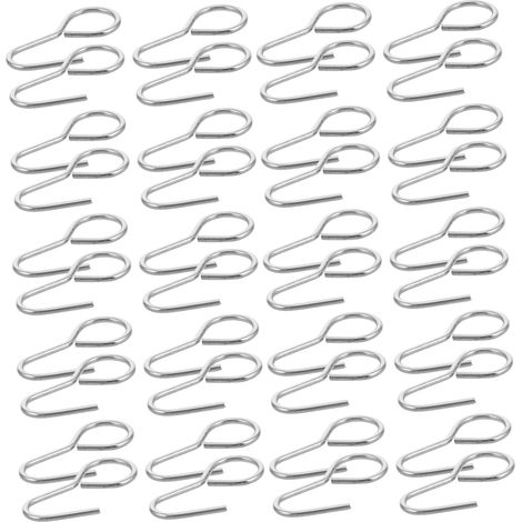 100pièces Crochets Métalliques pour Housses De Siège Auto (1/5)