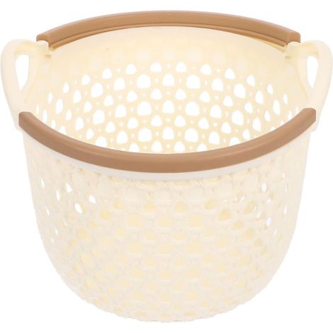 Panier à Linge Rond Flexible en Pp avec Poignées pour Chambre (1/5)