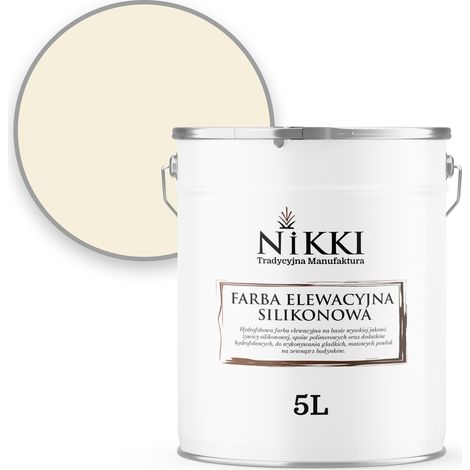 Pittura per facciate 5L bianco W BEIGE F771 resistente ai raggi UV e ingiallimento