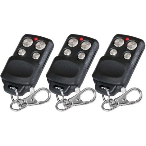 Lot de 3 télécommandes de rechange à code tournant 433.33 MHz Lot de 3 télécommandes de rechange de qualité supérieure. (1/5)