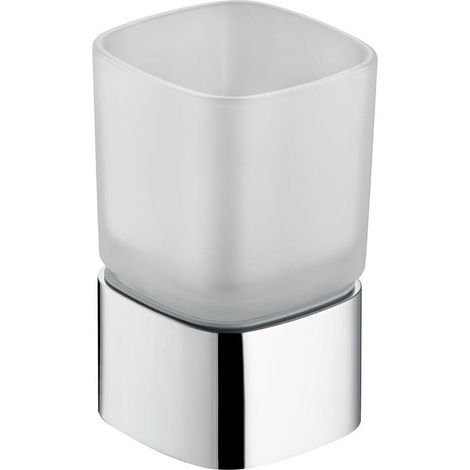 KEUCO ELEGANCE Glashalter Standmodell, Echtkristallglas mattiert,