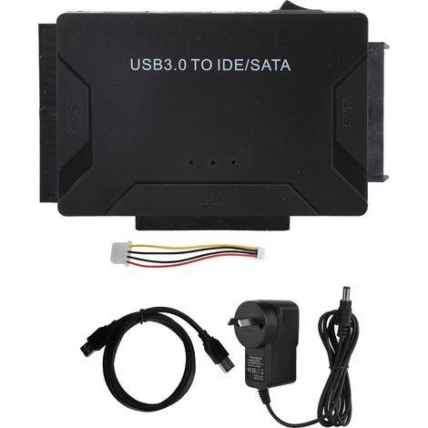 Adaptateur USB 3.0 vers SATA, câble pour disque dur HDD et SSD, convertisseur avec prise AU, accessoire informatique. (1/5)