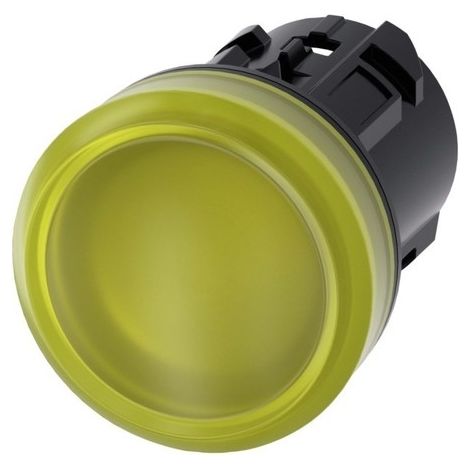 SIEMENS SIRIUS ATC - LÁMPARA SEÑALIZACIÓN REDONDO AMARILLO LINSE GLATT