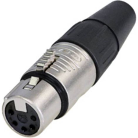 Rean AV RC5F Connettore XLR Presa dritta Numero Poli (num): 5 1 pz.