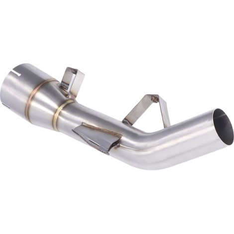 Tube de raccordement central d'échappement de moto, tube de raccordement central en acier inoxydable 304 résistant à la chaleur, adapté aux modèles Z900 2017-2021. (1/5)