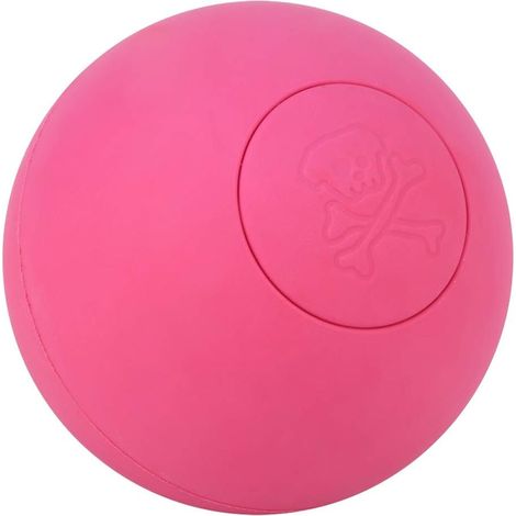 MINKUROW Sicheres, elastisches Gummi-Haustier-Hundeball-Spielzeug für Backenzahn-Training, interaktives Spielen (rot) (1/5)