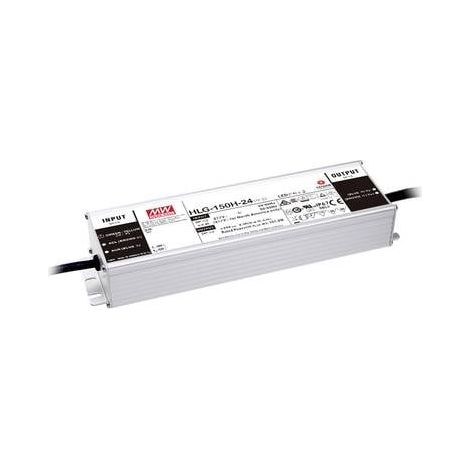 MEAN WELL HLG-150H-12AB DRIVER DE LED À TENSION CONSTANTE 150 W 7.5 - 12.5 A 10.8 - 13.5 V/DC DIMMABLE, FONCTION DIMMEUR 3 EN 1,
