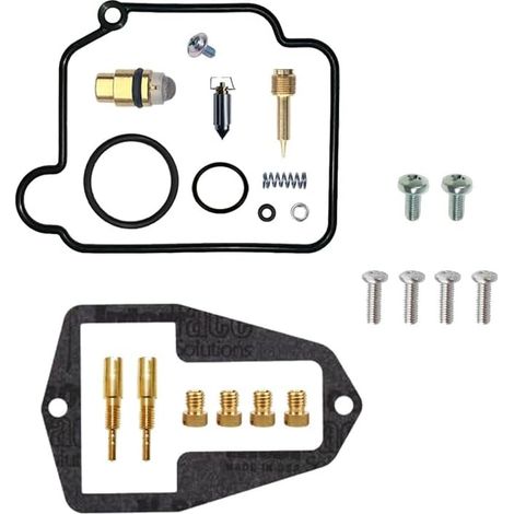 Kit de réparation de carburateur pour VK540 Viking 2020-2022 550 cm³  Kit de base  Compatible avec VK540 Viking  bicylindre  gicleurs principaux n° 152  gicleur de ralenti n° 153  joints en nitrile  p (1/2)