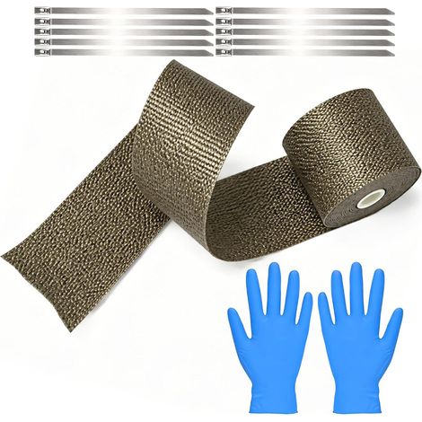 Bande Thermique Échappement, Bande Thermique 5 m x 50 mm (1/5)