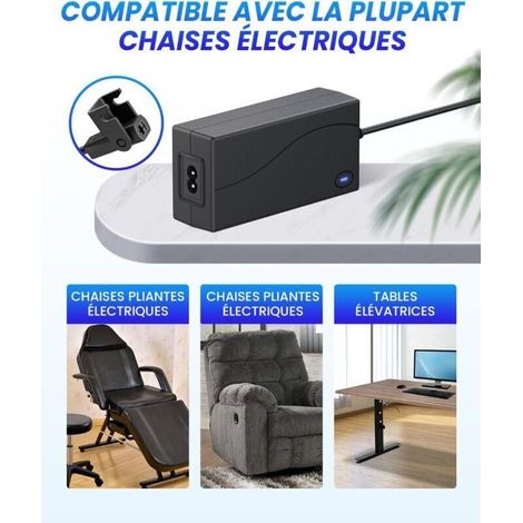 Adaptateur Secteur, Alimentation 29V 2A adaptateur électrique pour Fauteuil Canapé C