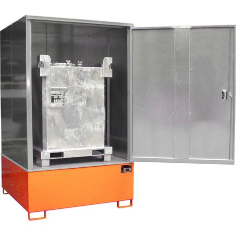 Bauer Südlohn Armoire à produits dangereux GS-4, laquée, orange jaune