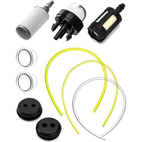 Durite Essence Tondeuse, Durite Essence, Durite Gasoil, Diamètres Intérieurs 2 Mm, 2,5 Mm Et 3 Mm, 30 Cm, Pour Débroussailleuses Perches Élagueuses (1/4)