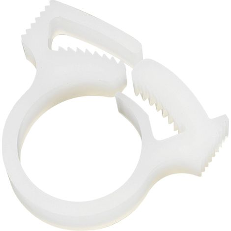 Bride de montage Plage de Ø du faisceau: 12 mm (max) TRU COMPONENTS TC-28530C697203 1593103 naturel 1 pc(s) S029721