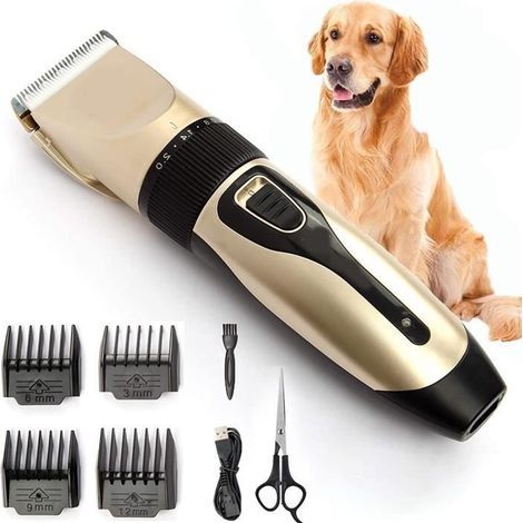 Tierbedarf, elektrischer USB-Haarschneider für Katzen und Hunde, Haartrimmer (1/4)