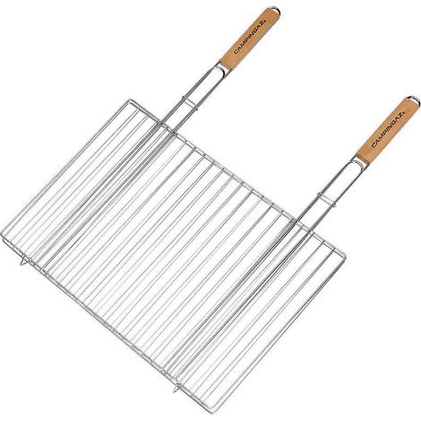 CAMPINGAZ parrilla doble 2 mangos 48x27,5 cm , Parrilla doble 2 mangos 48 x 27,5 cm. -Marca: Campingaz. -Una gran parrilla doble cromada de tamaño rectangular de la marca Campingaz