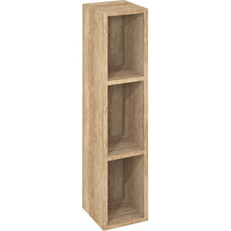 Boîte étagère ouverte ESPACE 20x94x22cm, chêne Alabama (1/2)