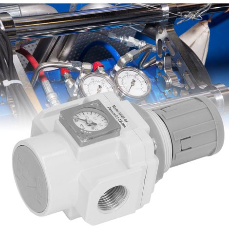 AR40-04 Luftdruckregler mit Miniatur-Steuerventil für Luftkompressoren oder Druckluftwerkzeuge. G1/2-Zoll-Einlass-/Auslassgewinde. (1/5)