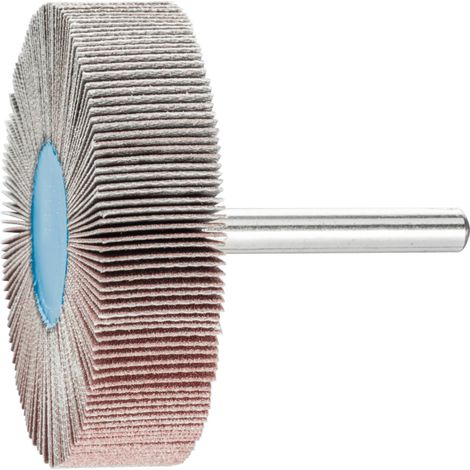 PFERD TOOLS Korund Fächerschleifer F Ø 60x15 mm Schaft-Ø 6 mm A240 für Feinschliff und Finish 10 Stk