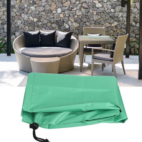 Wasserdichte und staubdichte Tischdecke aus Oxford-Gewebe für Terrasse oder Garten, 47 x 47 cm, grün, 1 Stück (1/5)