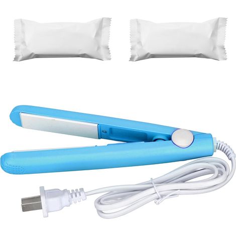 Mini scelleuse de sacs, scelleuse alimentaire manuelle, dispositif de transfert de sacs, scelleuse thermique intelligente portable, cordon d'alimentation de 110 cm, bleu. (1/5)