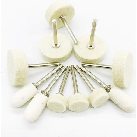 Wool Polishing Wheel Polishing Wheel with Metal Shank Rotary Tools