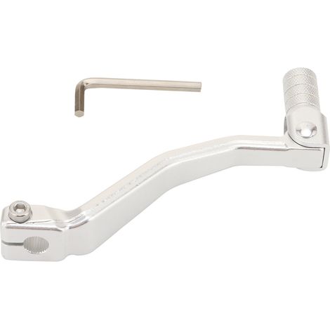 Geeignet für die Modifizierung von Kawasaki CRF250L und CRF300L Offroad-Motorrädern mit silberweißem Schalthebel aus Aluminiumlegierung (1/4)