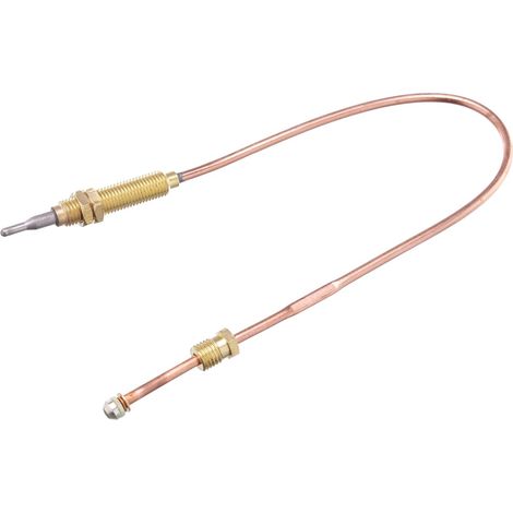 Thermoelement – 1 Stück – Kupfer und Messing – Gassicherheit – Für Herde und Grills – 319 mm