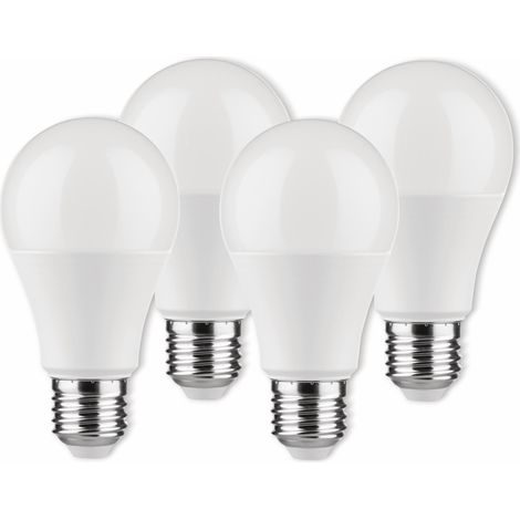 MÜLLER-LICHT LED-Lampe Birnenform, 400255, E27, EEK: F, 8.5W, 806 lm, 2700 K, matt, 4 Stück (1/4)