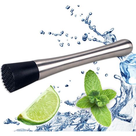 Pilon à cocktail en acier inoxydable 430 pour mojitos, accessoires de barman pour la maison et le bar (1/5)