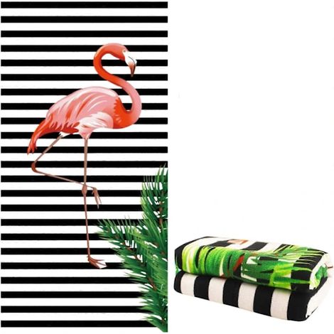 Filiyano-Serviette de plage en microfibre, grande serviette de bain à séchage rapide pour l'entraînement[CO] (1/5)