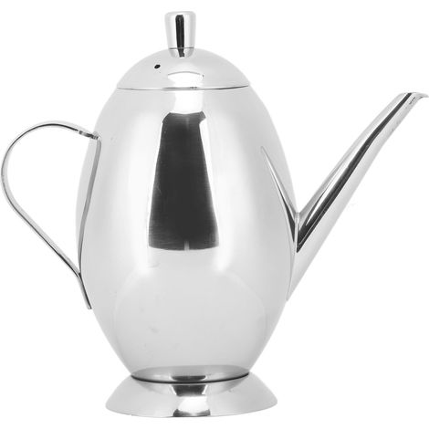 Bouteille d'huile en acier inoxydable 304, anti-fuite, distributeur d'huile poli, pour cuisine domestique, taille S, 500ML (1/5)