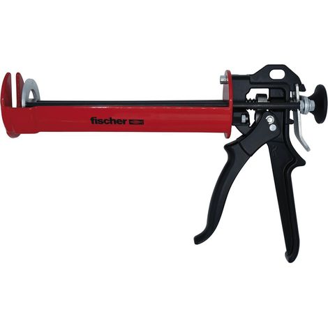 Fischer FIS AC Auspresspistole, Kartuschenpresse Silikonspritze Dichtstoffpistole, exakte Dosierung, robust, für Injektionskartuschen bis 410 ml