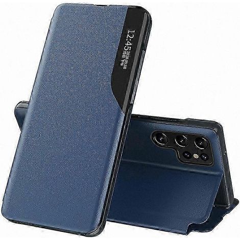 Coque Galaxy S25 Ultra en cuir avec support, étui protecteur robuste avec béquille, housse premium avec pied rétractable, protection complète pour Samsung Galaxy S25 Ultra (1/5)