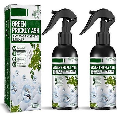 Spray anti-punaises de lit et acariens 123PCS, traitement naturel pour matelas, couettes, tapis et meubles, 100 g (1/4)