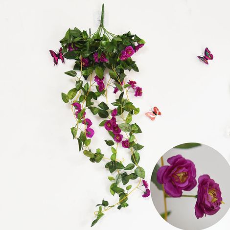 Fleur Artificielle - Glaieul Matin - Résistant Aux Rayons UV - Pour Décoration Intérieure Et Extérieure - 72 Bouquets - 66 cm (1/5)