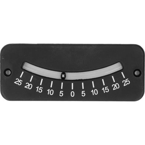 Tuyau Inclinomètre Horizontale Testeur Angle Micro -25 à 25 Degré Niveau Indicateur Pente pour Menuiserie Nivellement Camping-car (1/5)